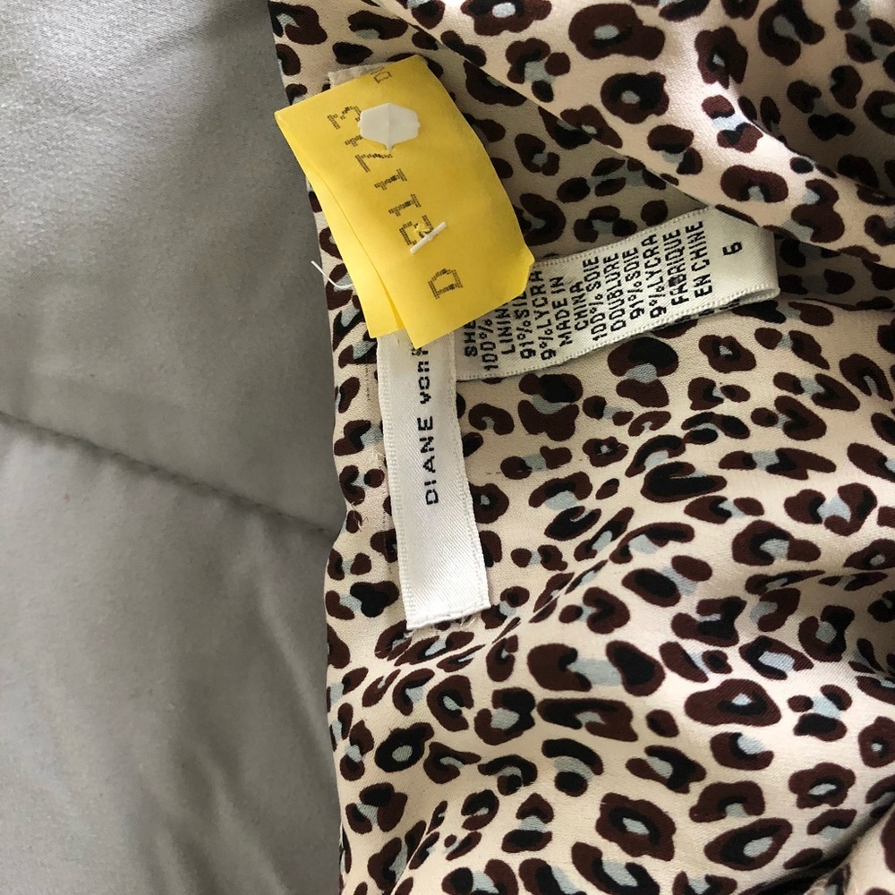 Leopard print sun wrap dress